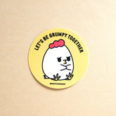 Robot Dance Battle - Let's Be Grumpy Together Sticker