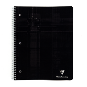 Clairefontaine Classics Side Wirebound Notebook - A4 Lined (3-Hole Punch)
