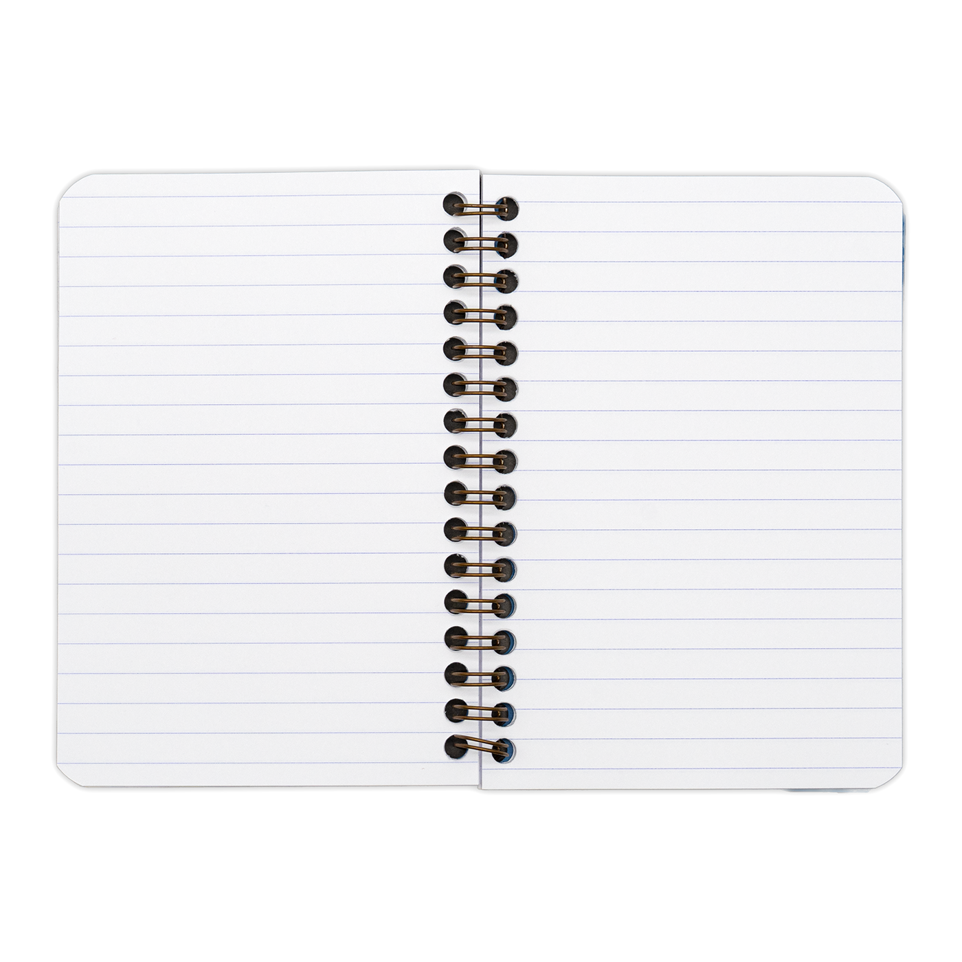 Clairefontaine Basics - Side Wirebound Notebook 3 ½ x 5 ½ Blue, Lined