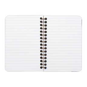 Clairefontaine Basics - Side Wirebound Notebook 3 ½ x 5 ½ Blue, Lined