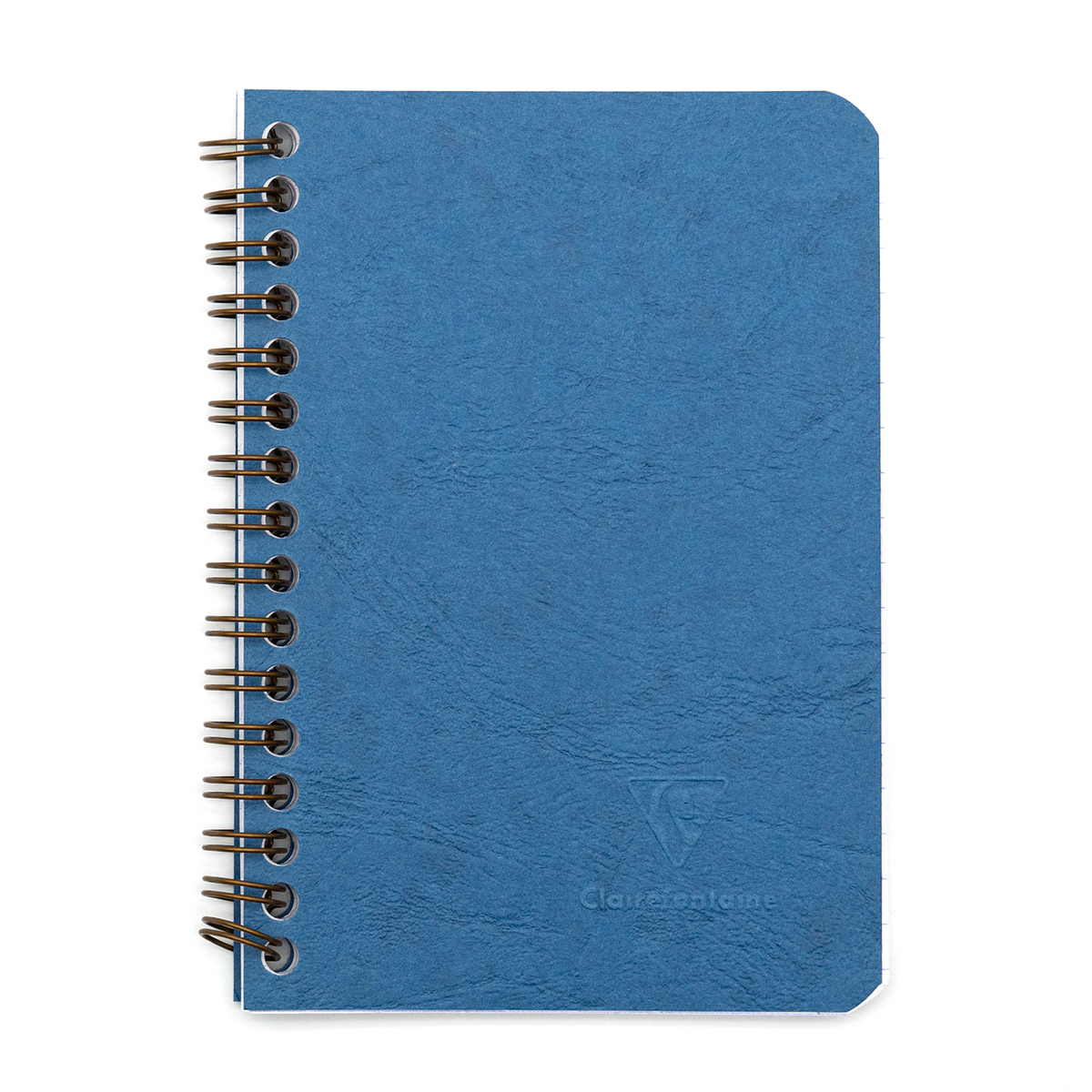 Clairefontaine Basics - Side Wirebound Notebook 3 ½ x 5 ½ Blue, Lined