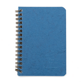 Clairefontaine Basics - Side Wirebound Notebook 3 ½ x 5 ½ Blue, Lined