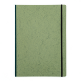 Clairefontaine Basics - A4 Side Clothbound Notebook- Green, Lined
