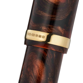 Conway Stewart Churchill - Volcano with Gold Trim