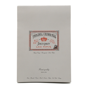 Original Crown Mill A4  Topbound Classic Laid Paper