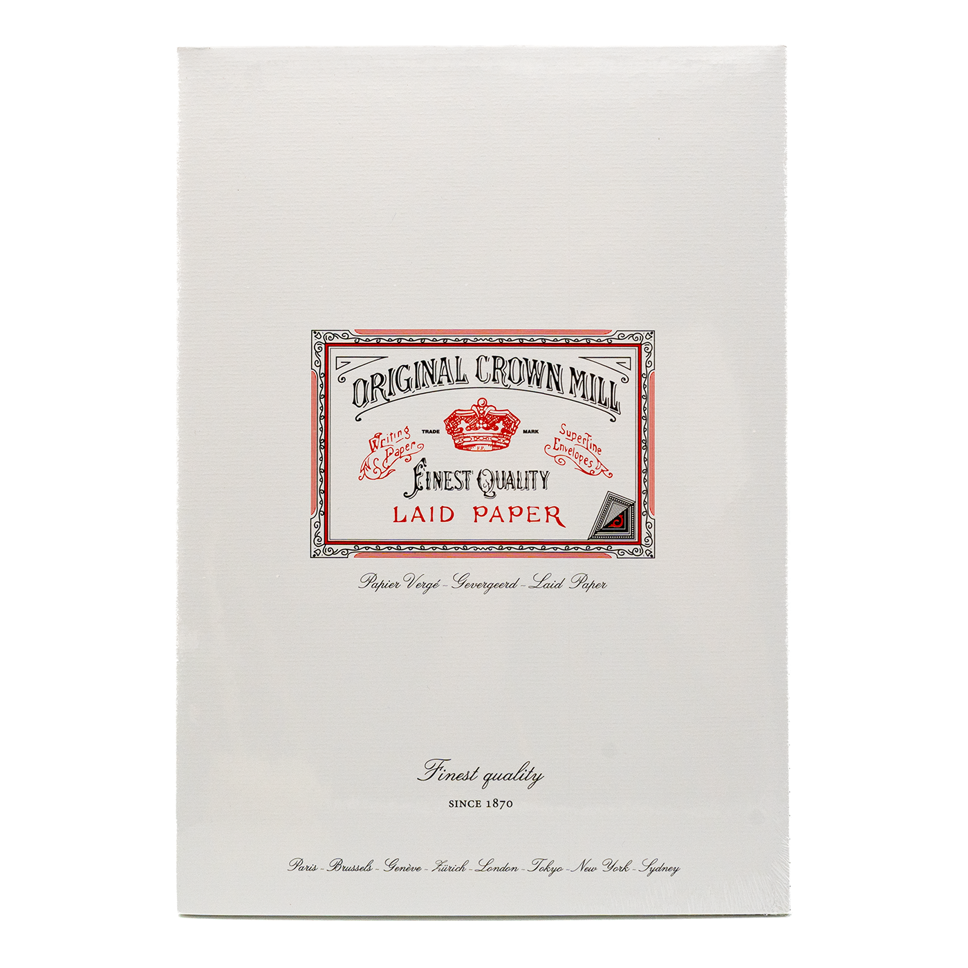 Original Crown Mill A4  Topbound Classic Laid Paper