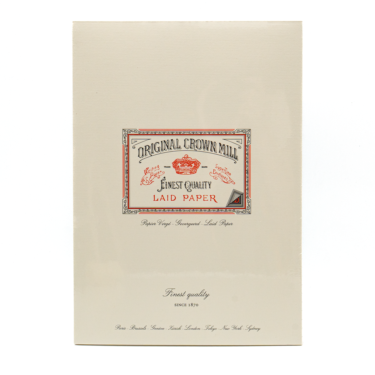 Original Crown Mill A4  Topbound Classic Laid Paper