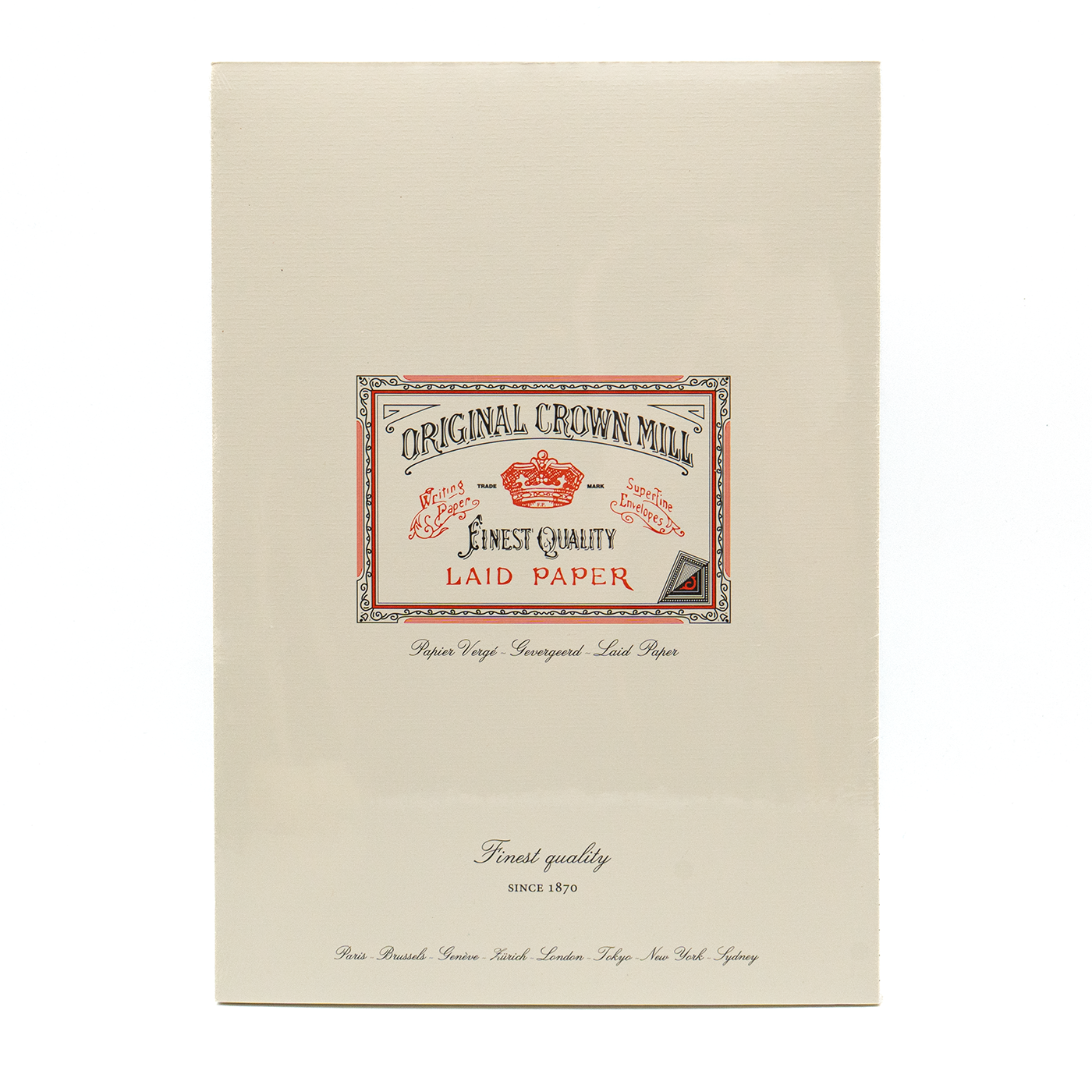 Original Crown Mill A4  Topbound Classic Laid Paper