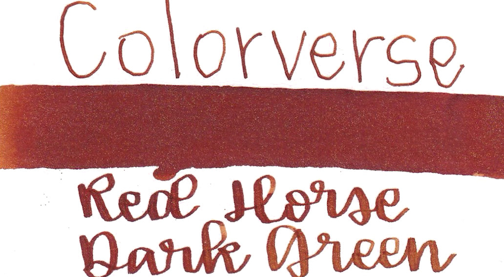Colorverse 2026 Red Horse - Glistening Dark Green