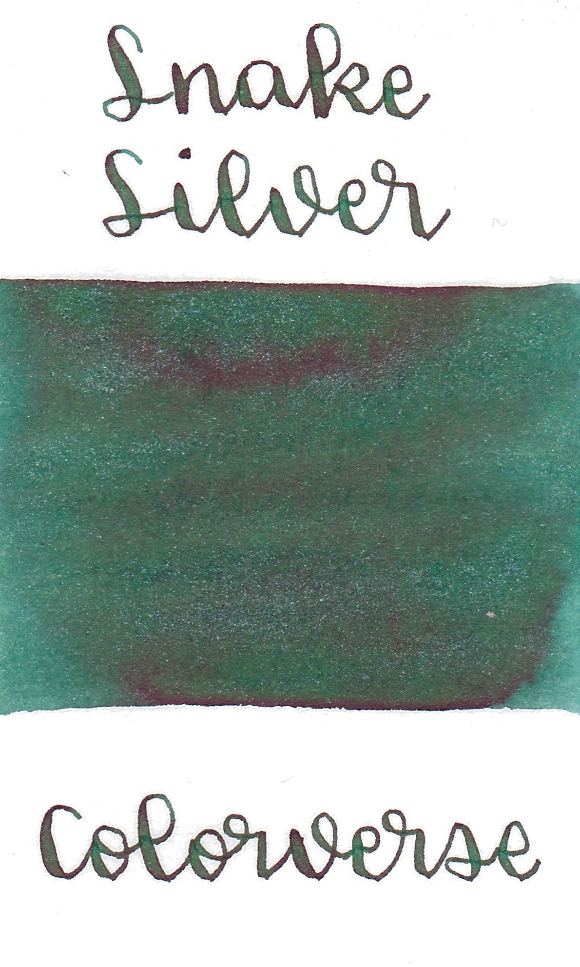 Colorverse 2025 Blue Green Snake - Glistening Silver