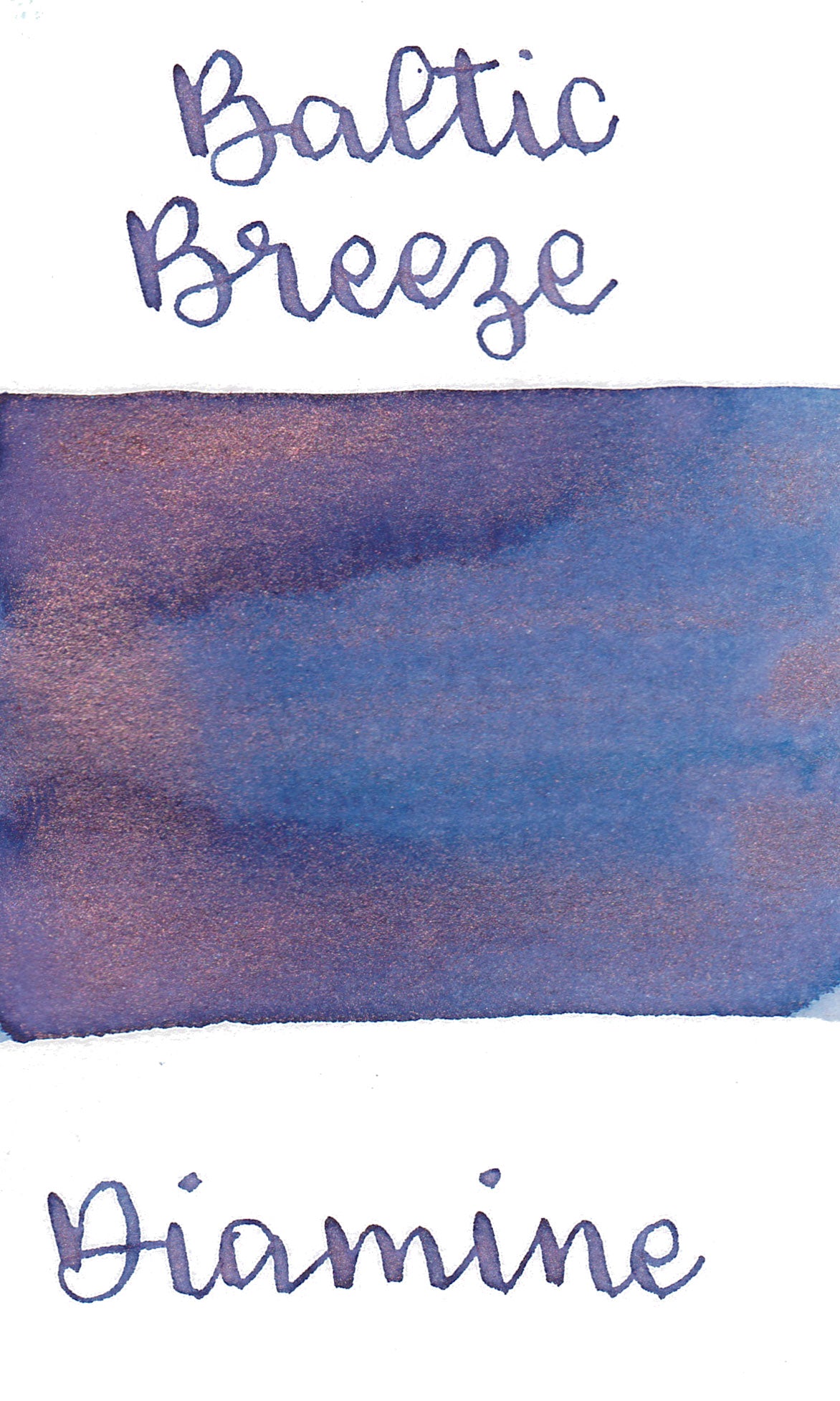 Diamine Black Edition - Baltic Breeze Shimmer Ink