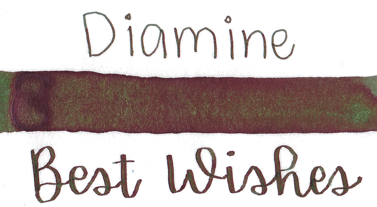 Diamine Green Edition - Best Wishes Chameleon & Sheen
