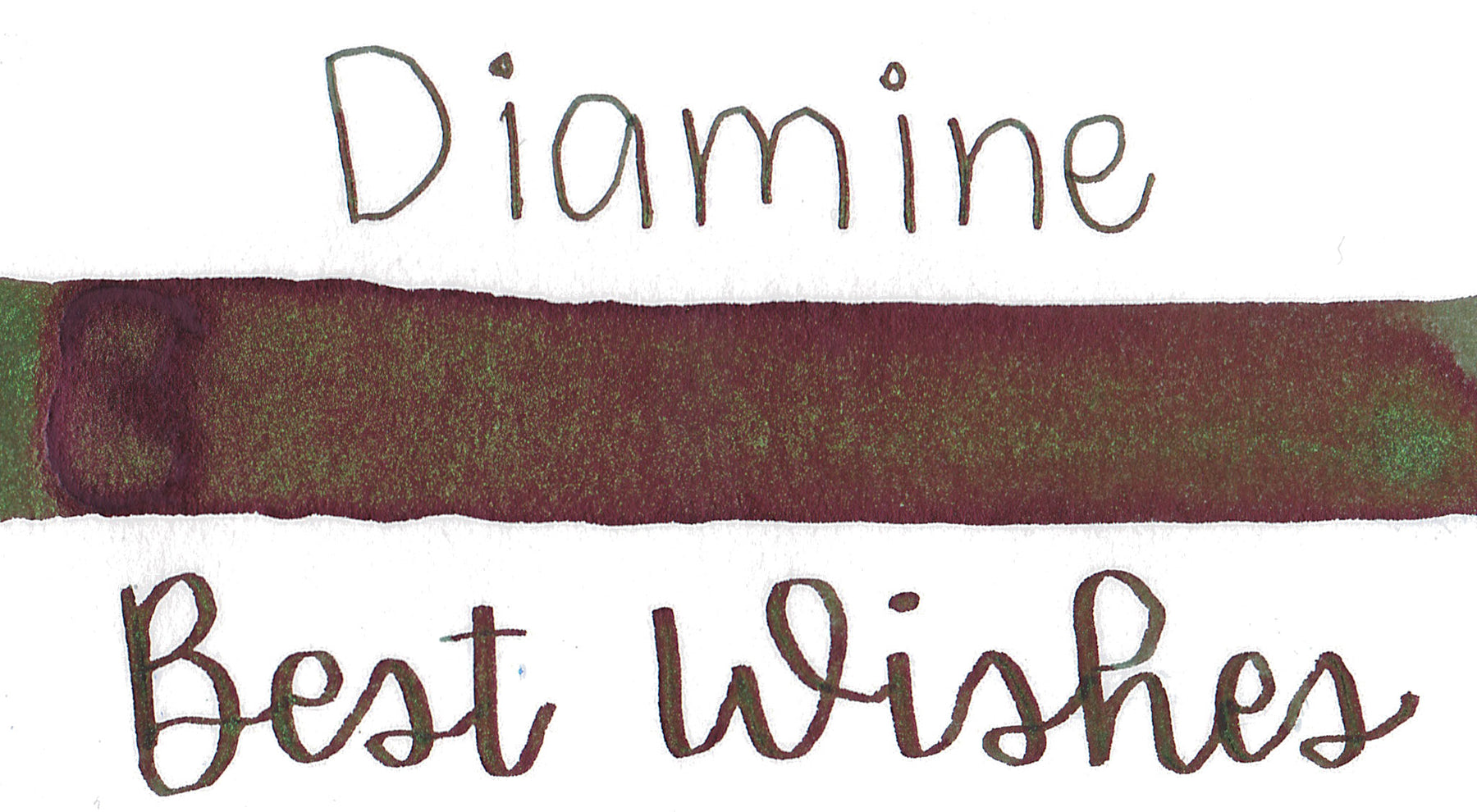 Diamine Green Edition - Best Wishes Chameleon & Sheen
