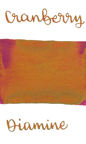 Diamine Black Edition - Cranberry Sheening Ink