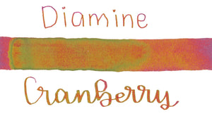 Diamine Black Edition - Cranberry Sheening Ink