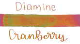 Diamine Black Edition - Cranberry Sheening Ink