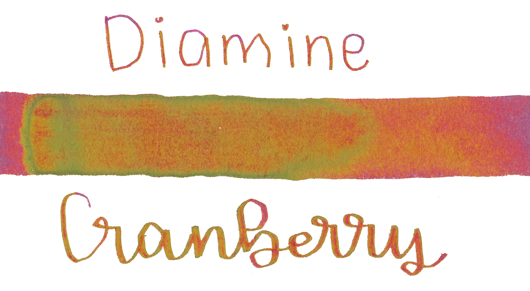Diamine Black Edition - Cranberry Sheening Ink