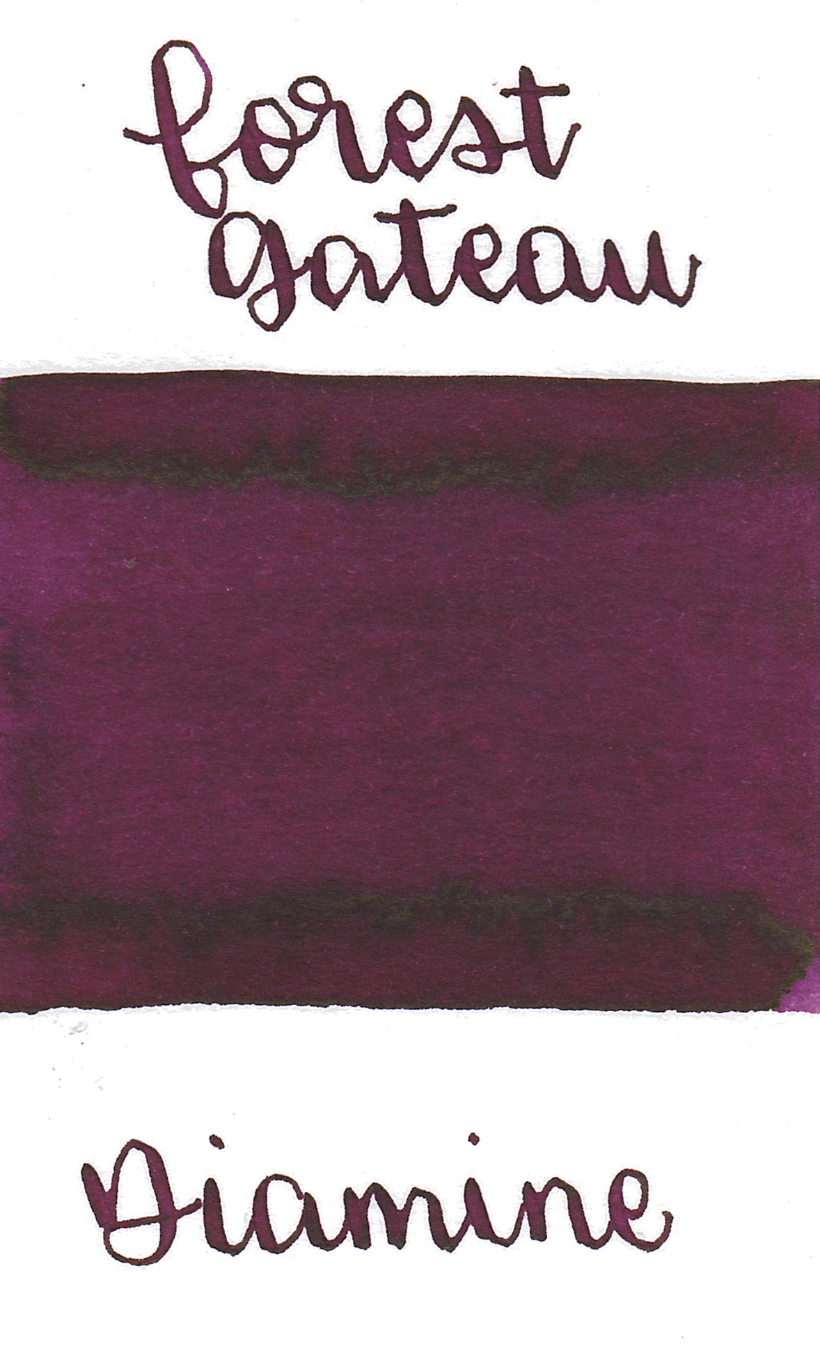 Diamine Black Edition - Forest Gateau Scented Ink