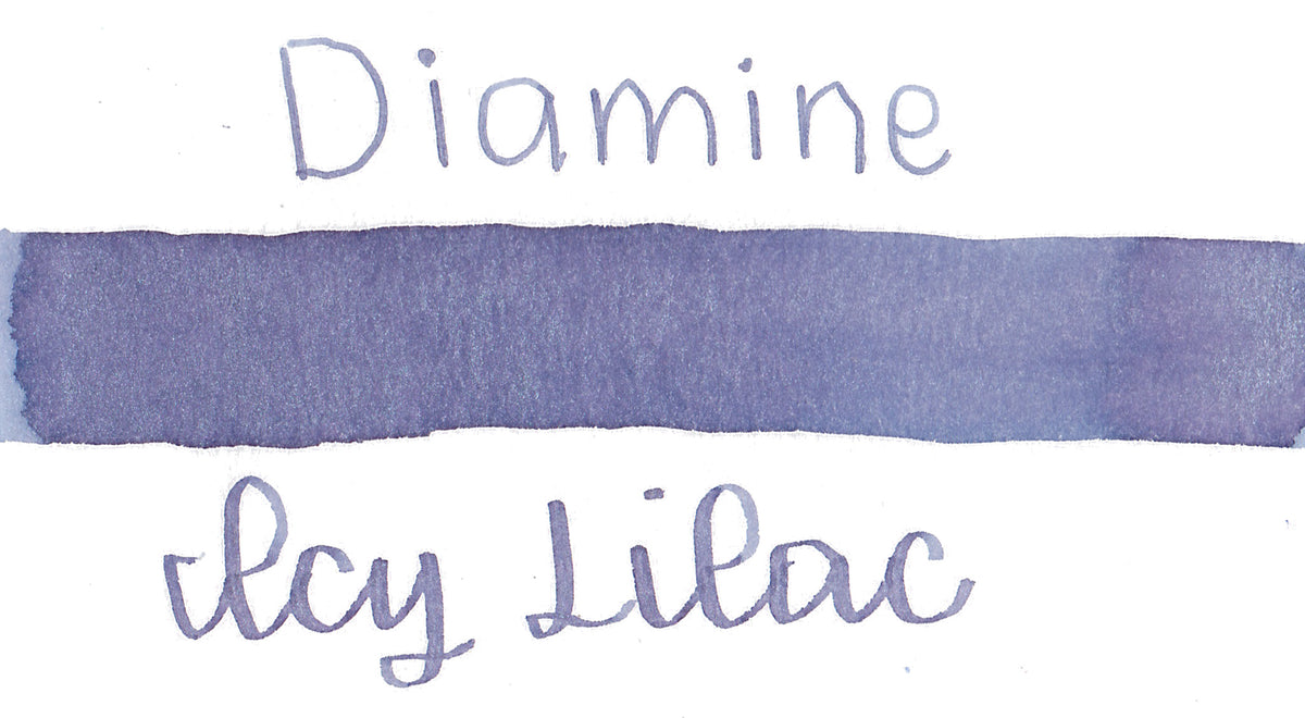 Diamine Black Edition - Icy Lilac Shimmer Ink