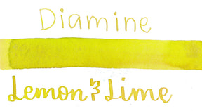 Diamine Black Edition - Lemon & Lime Shimmer Ink