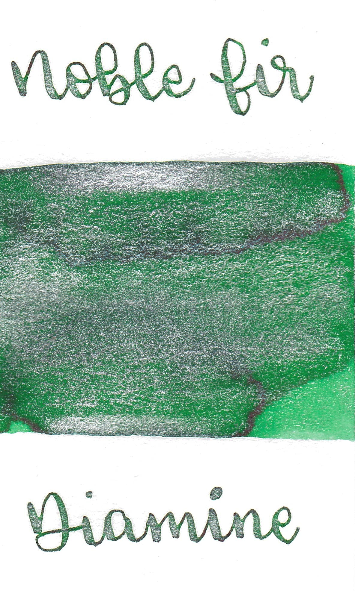 Diamine Black Edition - Noble Fir Shimmer Ink