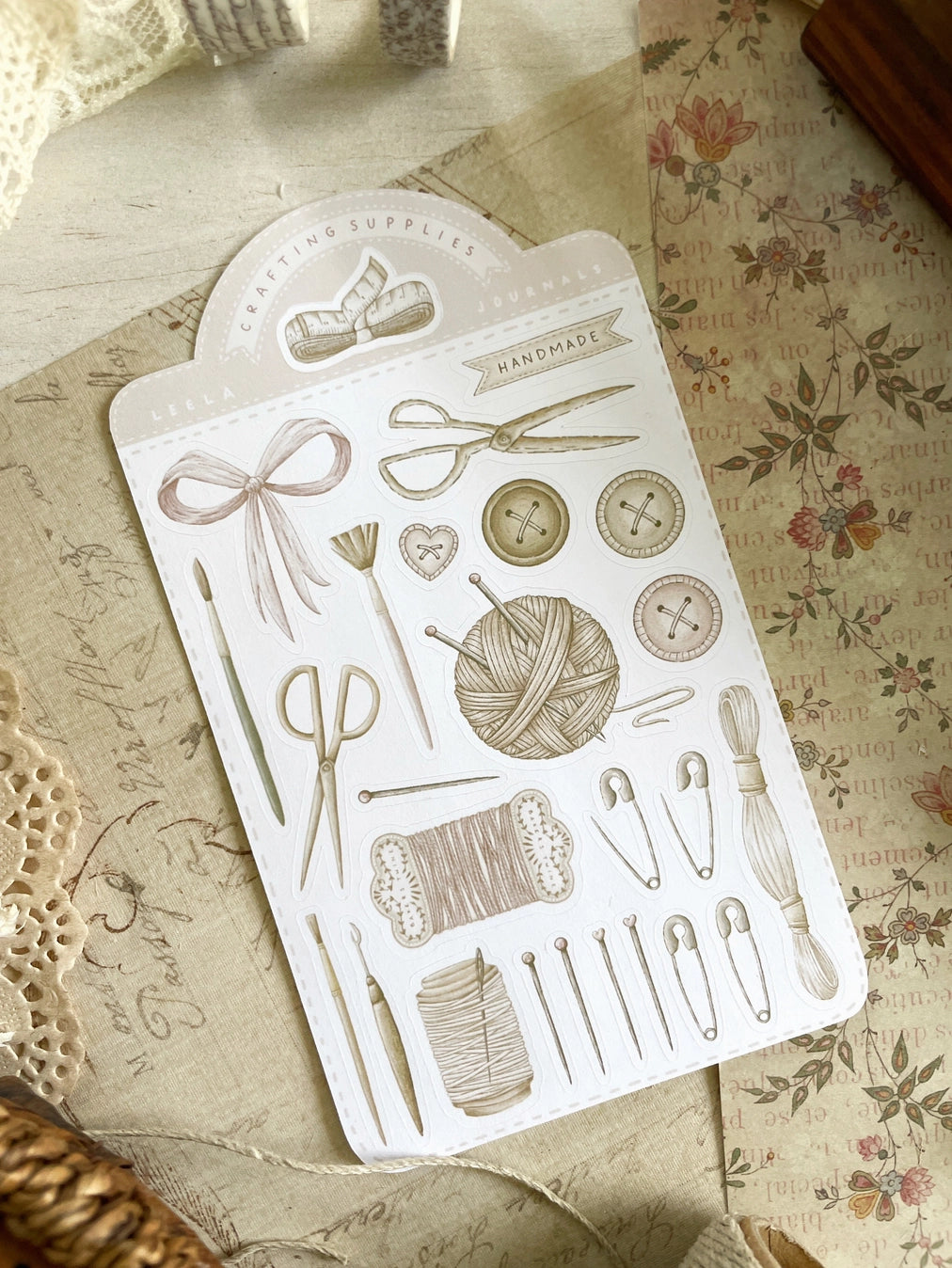 Leelajournals Sticker Sheet - Craft Supplies