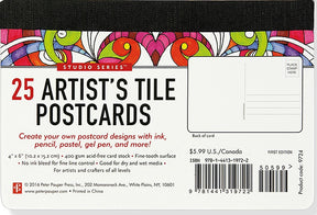 Peter Pauper Press - Studio Series Artist's Tiles Postcards