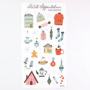 The Well Appointed Desk - Cozy Christmas Sticker Sheet