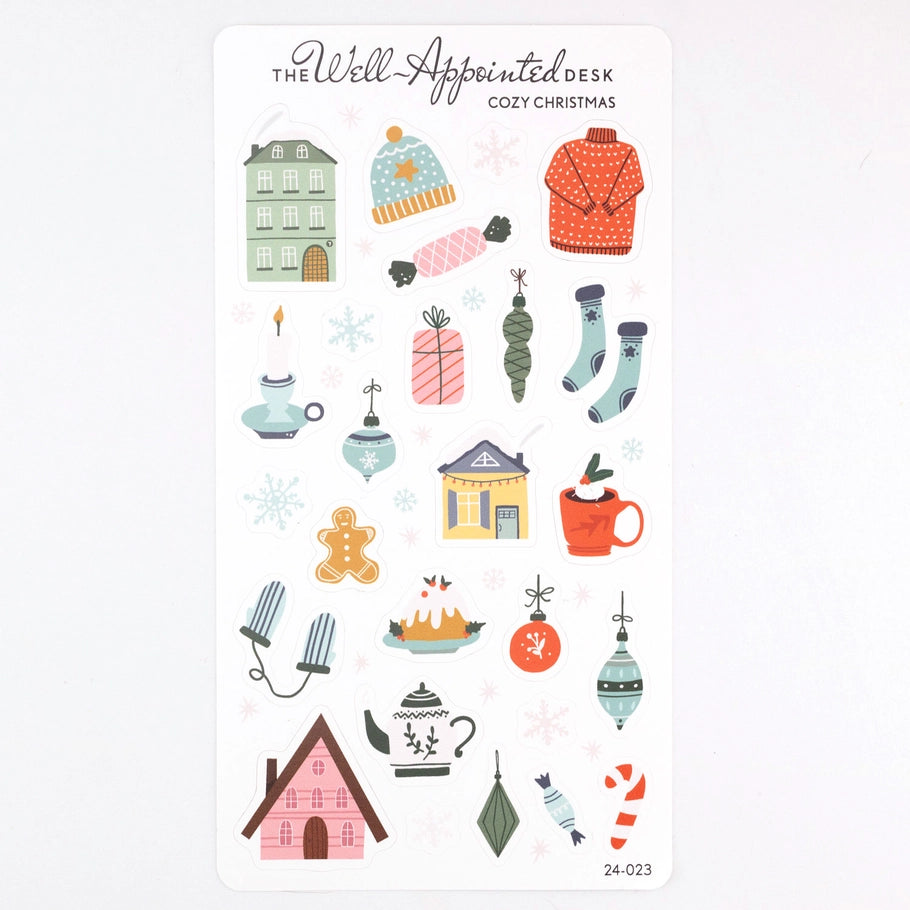 The Well Appointed Desk - Cozy Christmas Sticker Sheet