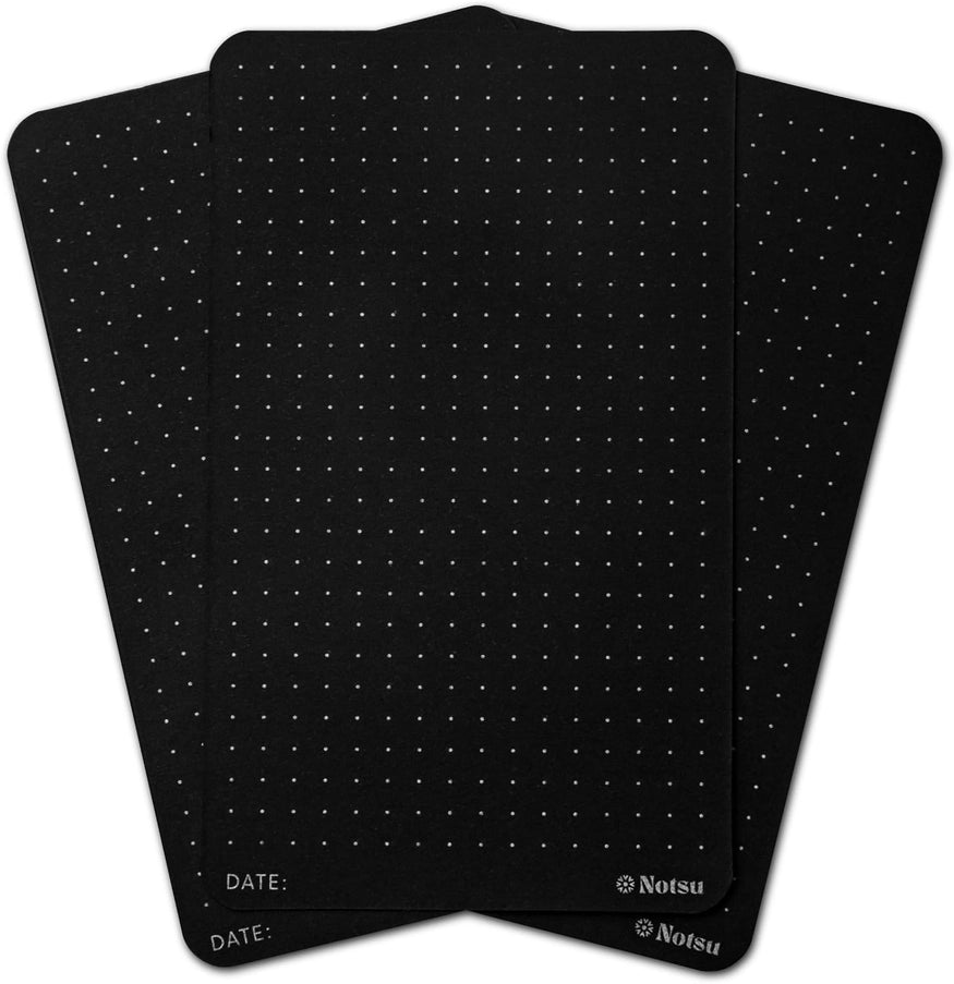 Notsu - Black Index Cards 3x5 - Dot