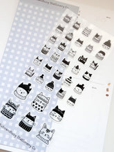 Kuboandlucy Stationery Co. Sticker Sheet - Winter Cats