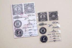 CoraCreaCrafts - The Writing Desk Clear Stamp
