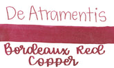De Atramentis Ink Pearlescent Bordeaux Red Copper