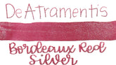De Atramentis Pearlescent Bordeaux Red Silver