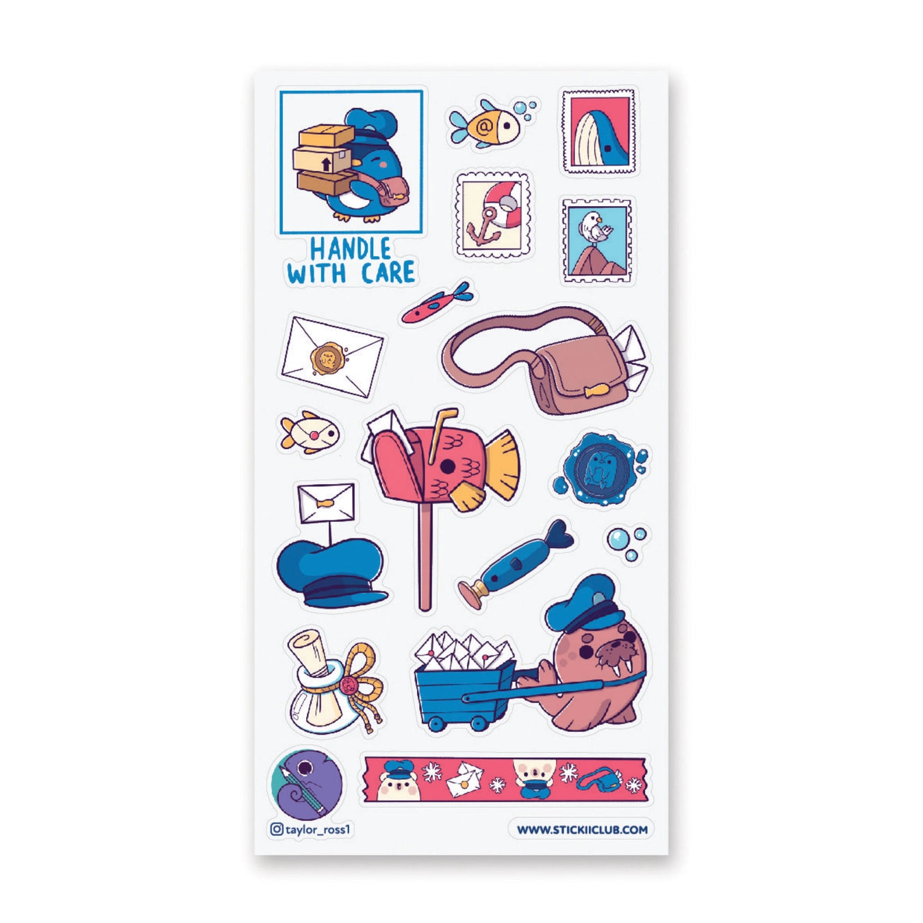 STICKII Sticker Sheet - Seaside Express