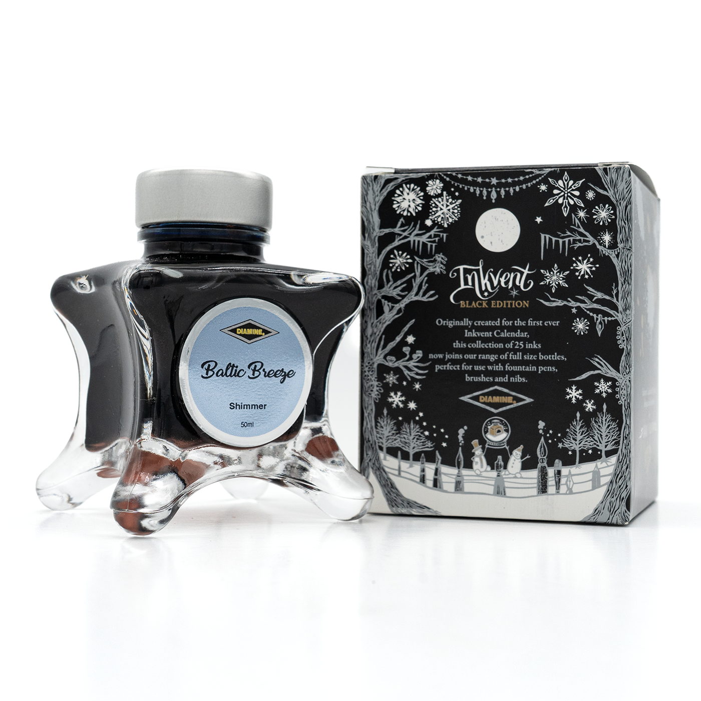 Diamine Black Edition - Baltic Breeze Shimmer Ink