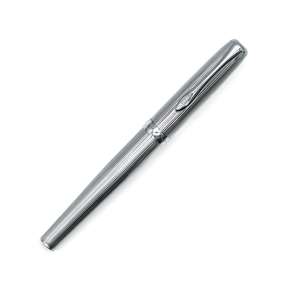 Diplomat Excellence A2 Fountain - Guilloche Stripes Chrome