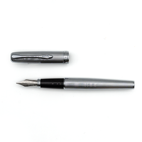 Diplomat Excellence A2 Fountain - Guilloche Stripes Chrome