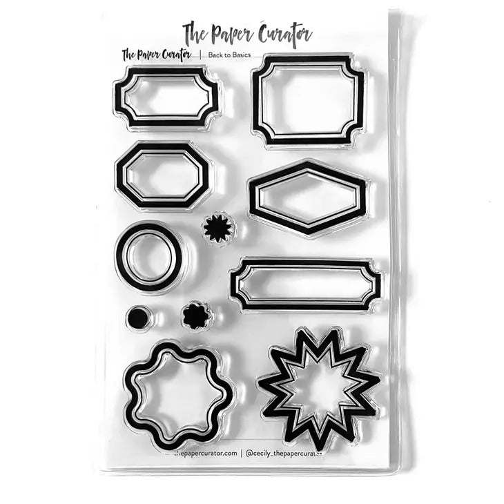 The Paper Curator - Back to Basics 4x6 Stamp