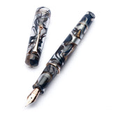 Leonardo Momento Zero Grande Eclipsis Fountain Pen - Sun Rose Gold Trim