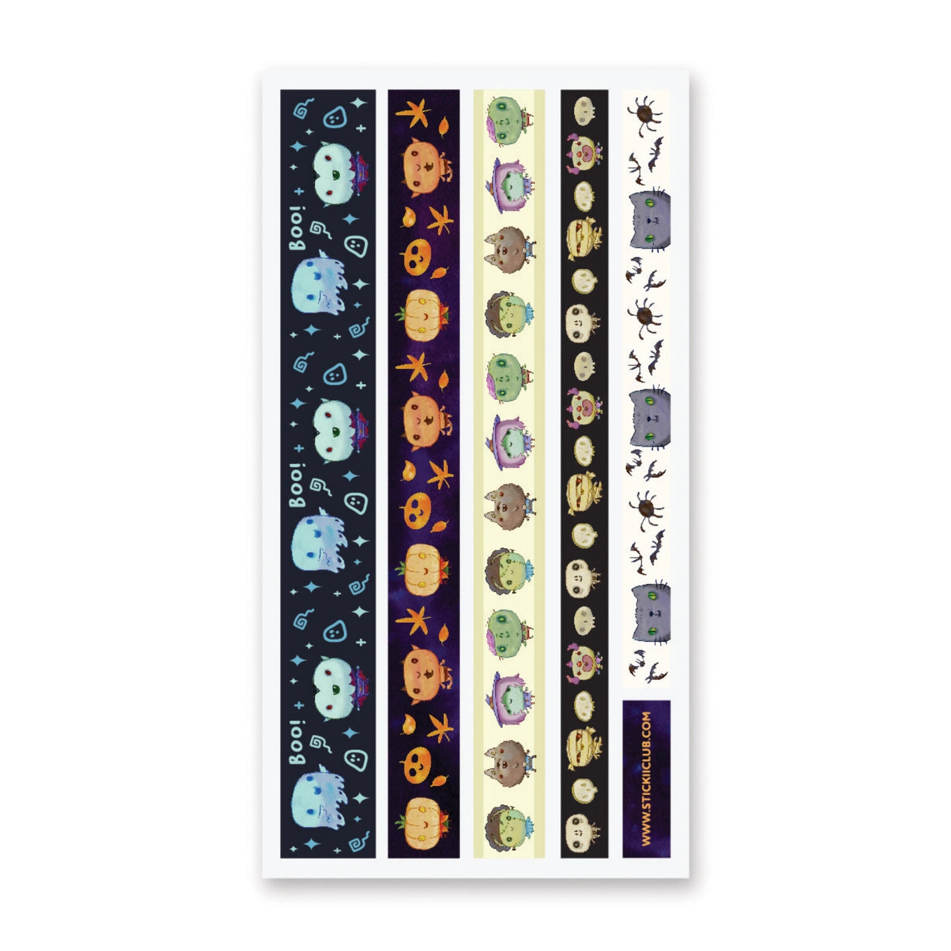 STICKII Sticker Sheet - Monster Mash Sticker Strips