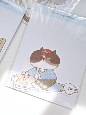 Kuboandlucy Stationery Co. x Idiot Sandwich - Fountain Pen Vinyl Sticker