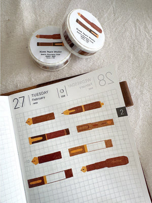 Bloom Paper Studio Washi Tape - Bear's Fountain Pens