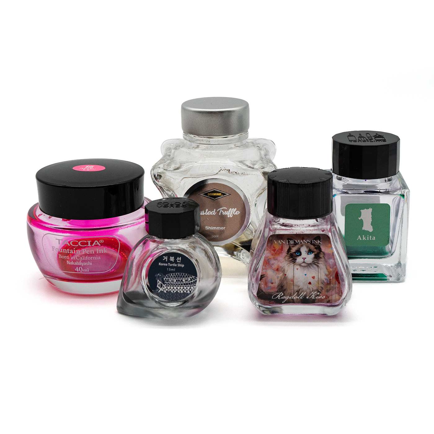 Empty Ink Bottles