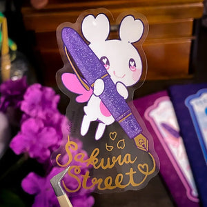 Sakuradragon - Sakura Street Fountain Pen Clear Sticker