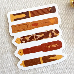 Bloom Paper Studio Sticker - Bear's Pen Stack