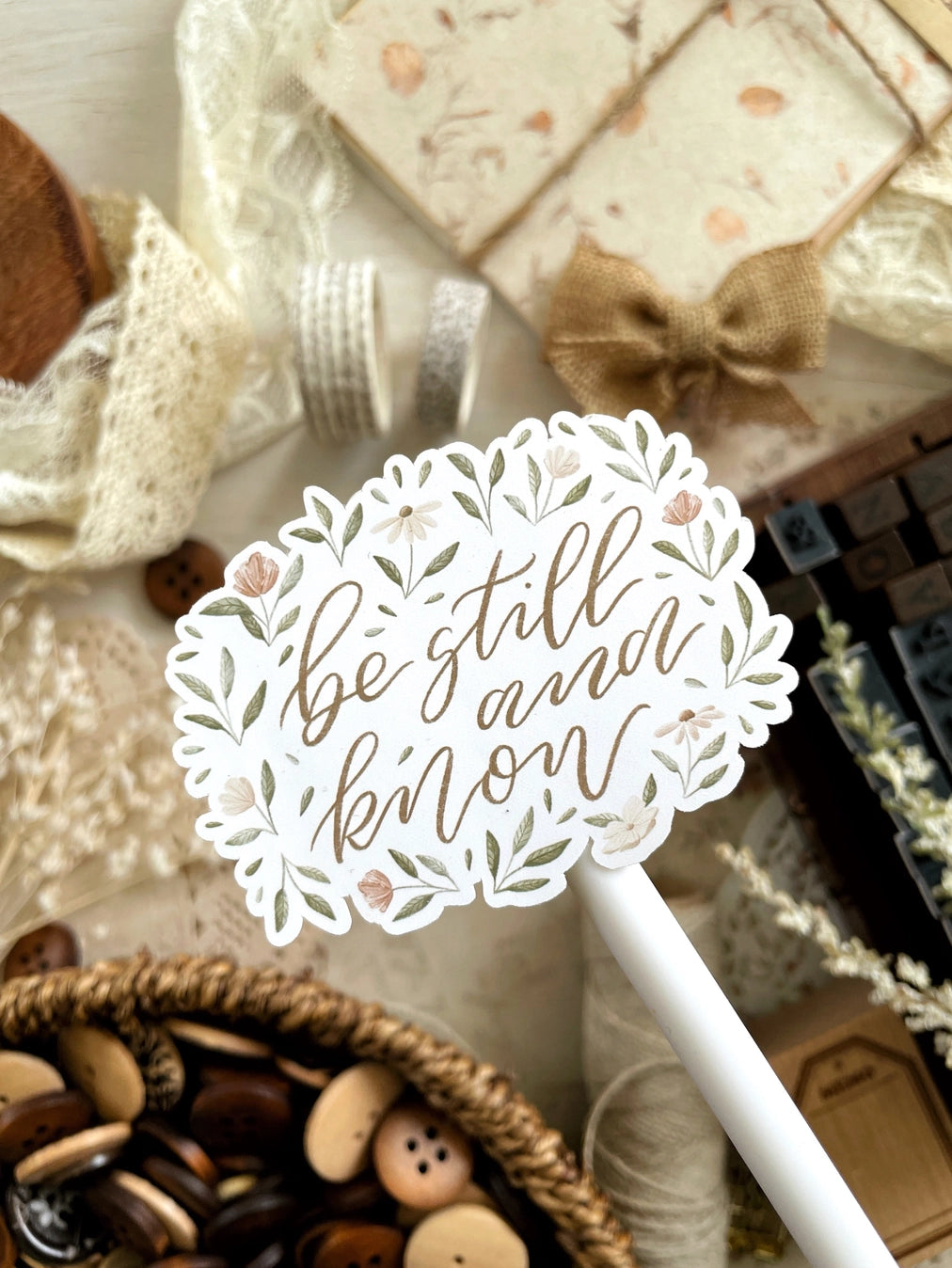 Leelajournals Sticker - Be Still & Know