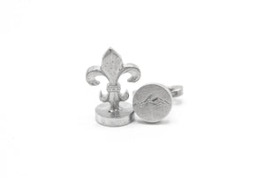Global Solutions Metal Wax Seal 3/4" with Fleur-de-lis handle - Mountains