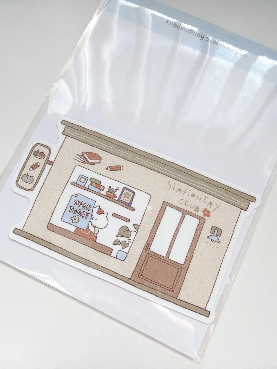 Kuboandlucy Stationery Co. x Idiot Sandwich - Stationery Club Vinyl Sticker