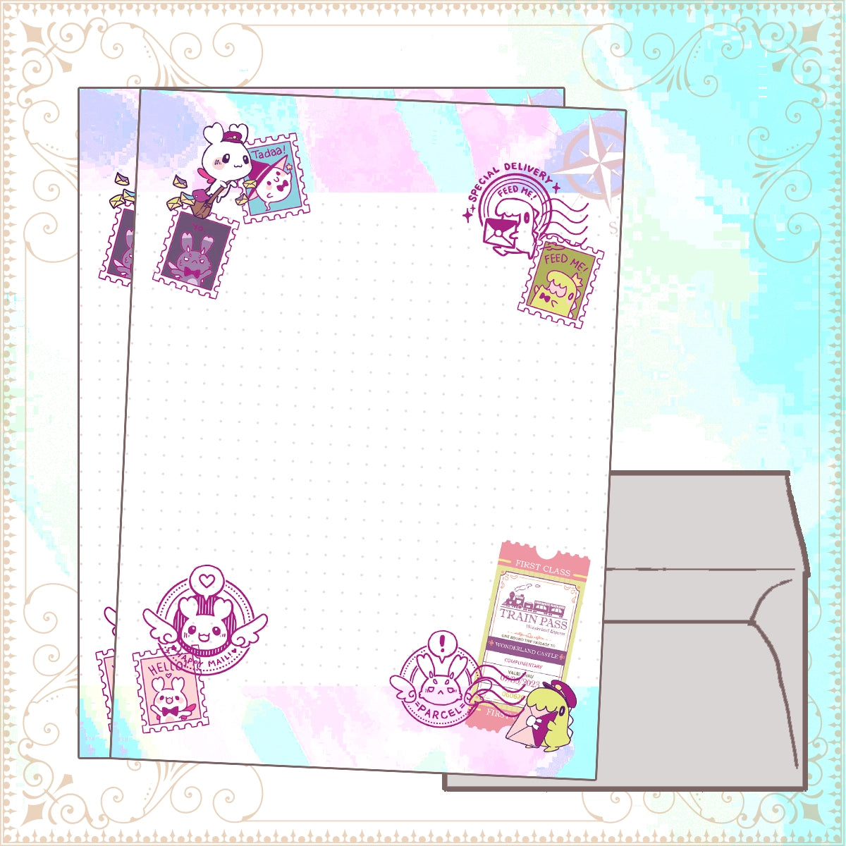Sakuradragon - Travel Journal Letter Set